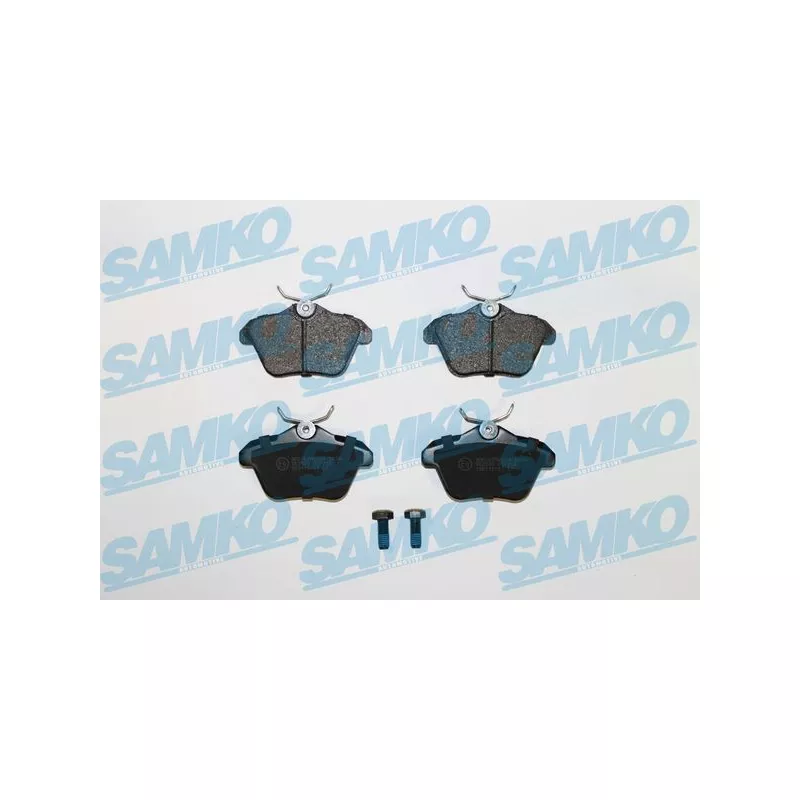 Jeu de 4 plaquettes de frein arrière SAMKO 5SP298