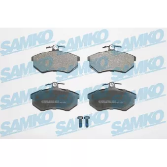 Jeu de 4 plaquettes de frein avant SAMKO