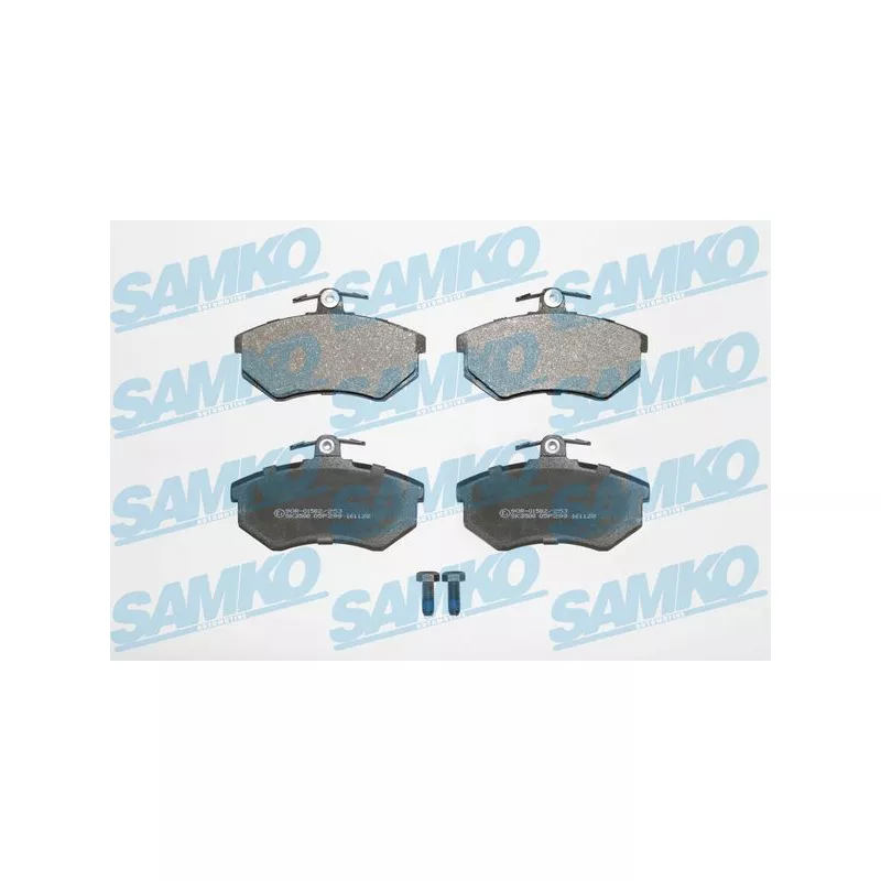Jeu de 4 plaquettes de frein avant SAMKO 5SP299