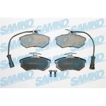 Jeu de 4 plaquettes de frein avant SAMKO 5SP300