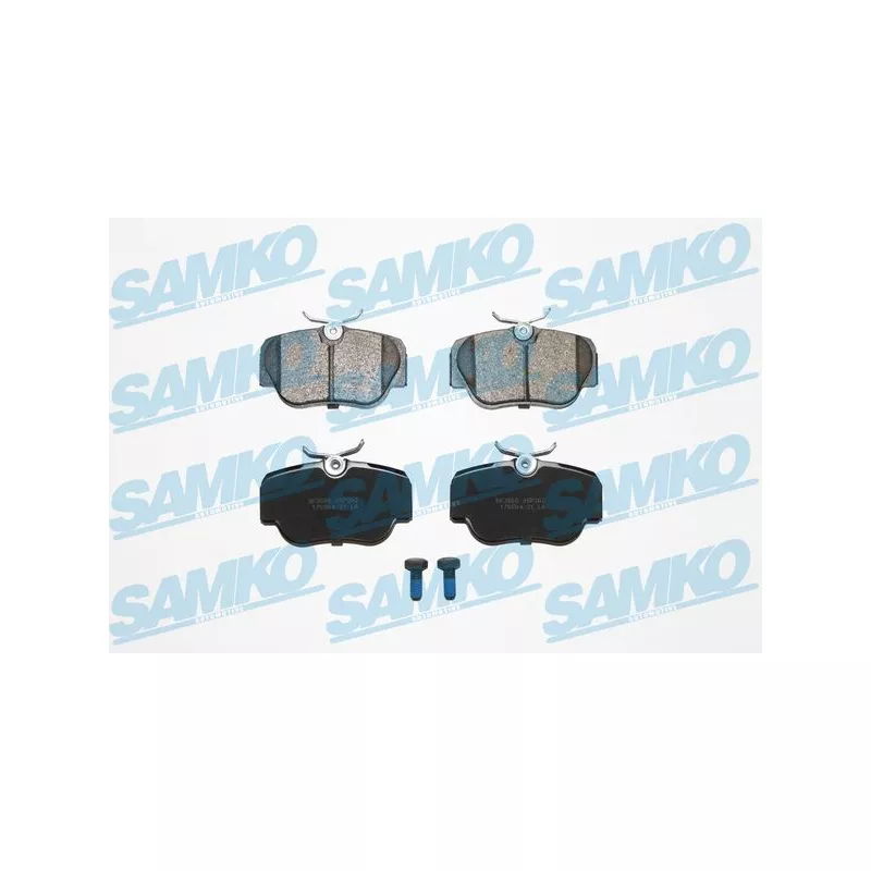Jeu de 4 plaquettes de frein avant SAMKO 5SP302