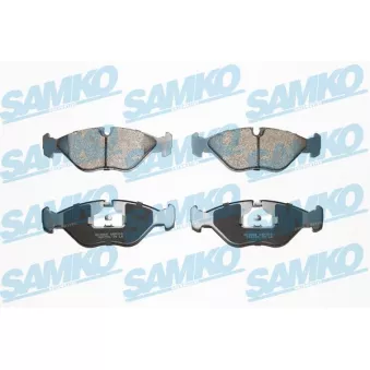 Jeu de 4 plaquettes de frein avant SAMKO