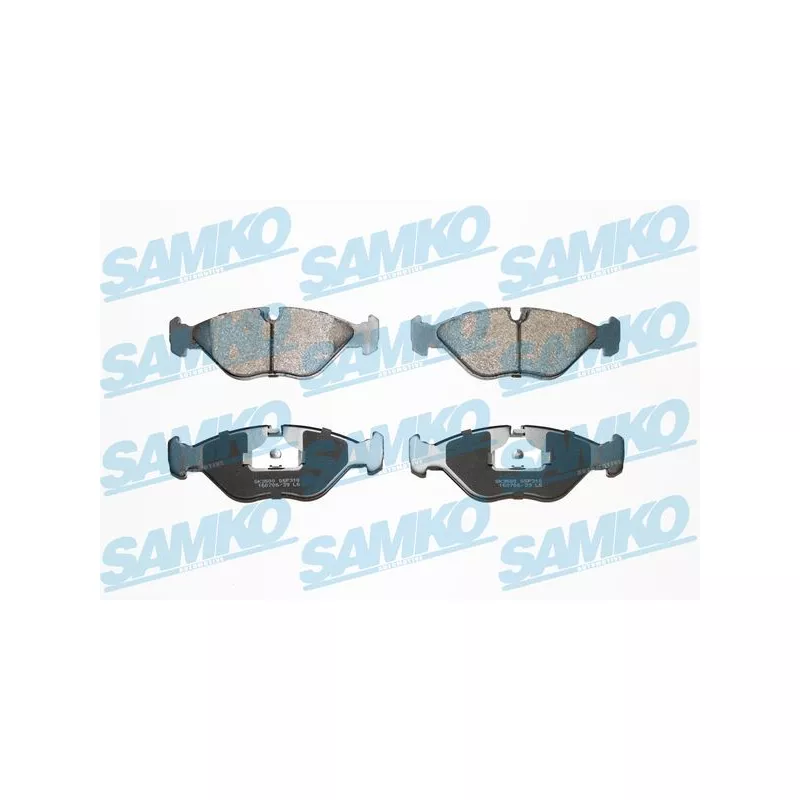 Jeu de 4 plaquettes de frein avant SAMKO 5SP310