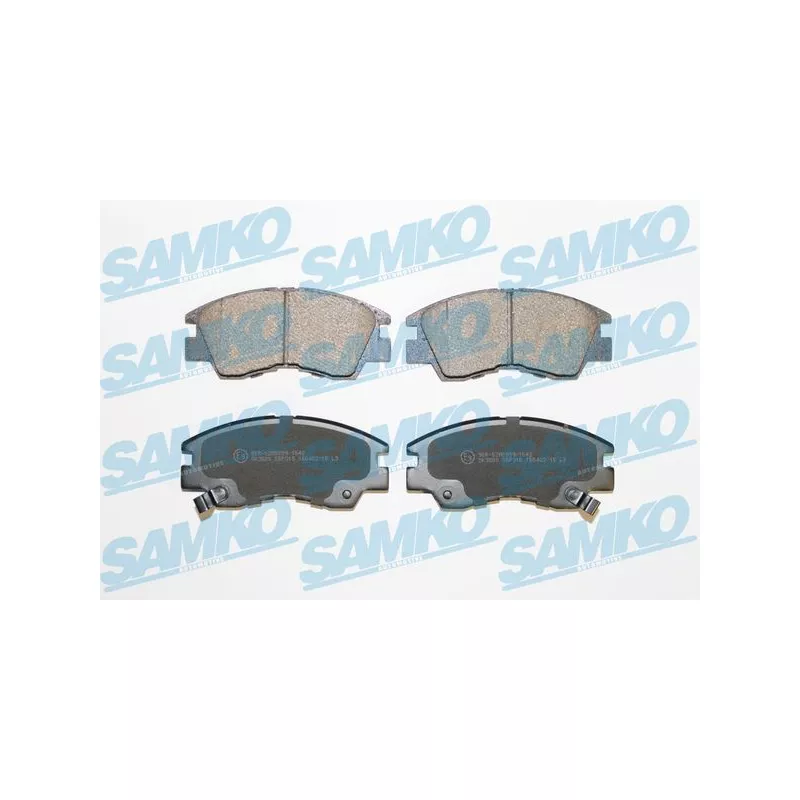 Jeu de 4 plaquettes de frein avant SAMKO 5SP315