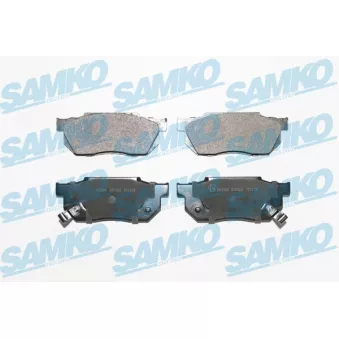 Jeu de 4 plaquettes de frein avant SAMKO