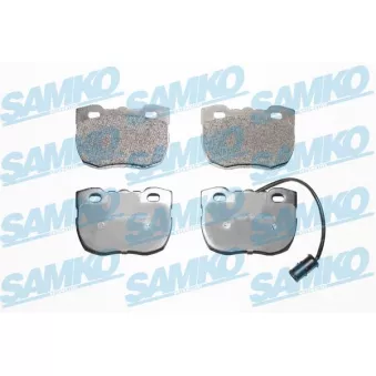 Jeu de 4 plaquettes de frein avant SAMKO 5SP324