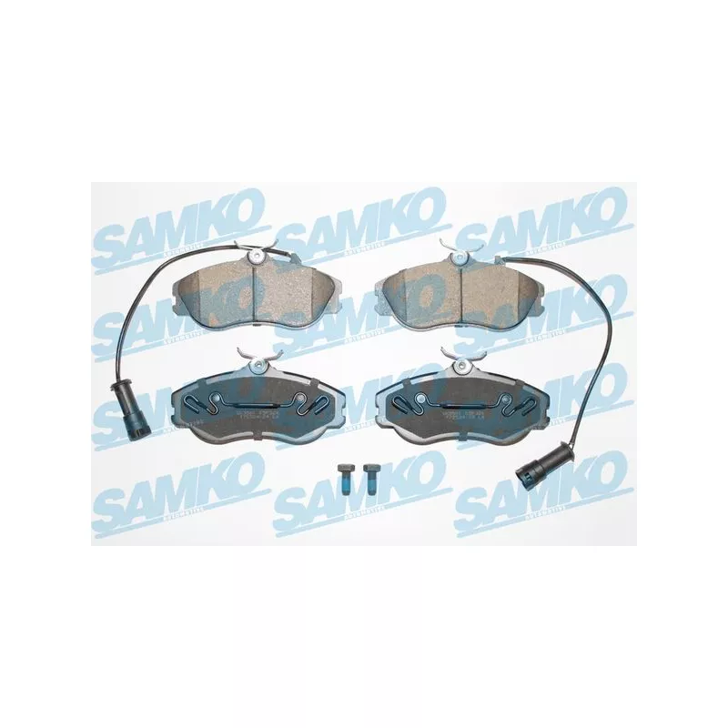 Jeu de 4 plaquettes de frein avant SAMKO 5SP326