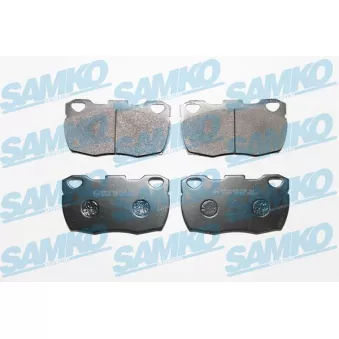 Jeu de 4 plaquettes de frein avant SAMKO