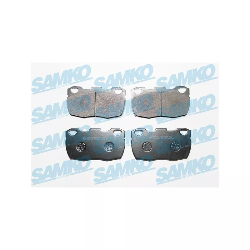 Jeu de 4 plaquettes de frein avant SAMKO 5SP332