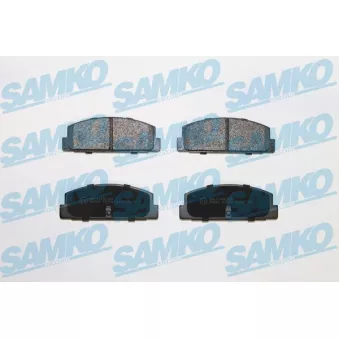 Jeu de 4 plaquettes de frein arrière SAMKO