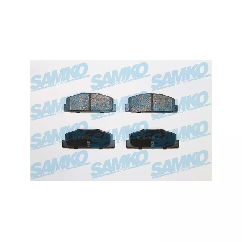 Jeu de 4 plaquettes de frein arrière SAMKO 5SP336