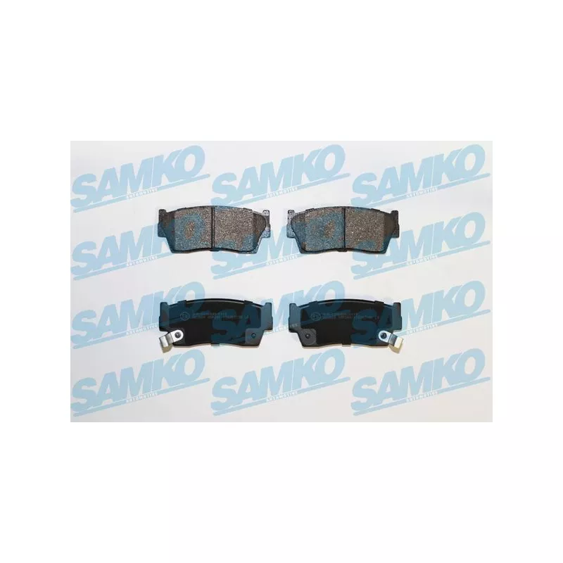 Jeu de 4 plaquettes de frein avant SAMKO 5SP342