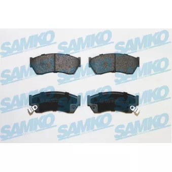 Jeu de 4 plaquettes de frein avant SAMKO