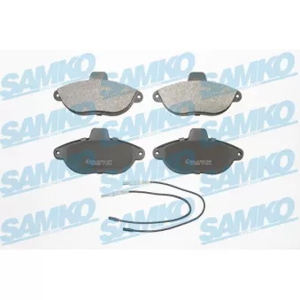 Jeu de 4 plaquettes de frein avant SAMKO
