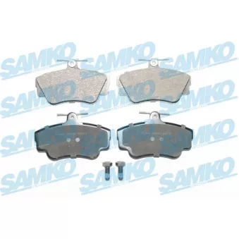 Jeu de 4 plaquettes de frein avant SAMKO