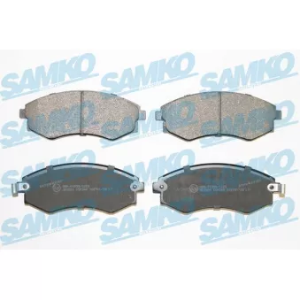 Jeu de 4 plaquettes de frein avant SAMKO