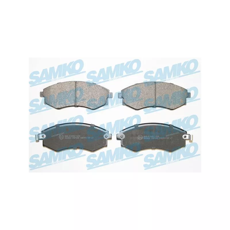 Jeu de 4 plaquettes de frein avant SAMKO 5SP348