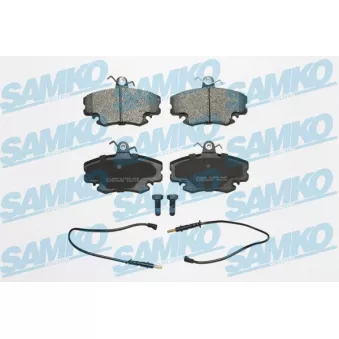 Jeu de 4 plaquettes de frein avant SAMKO 5SP349