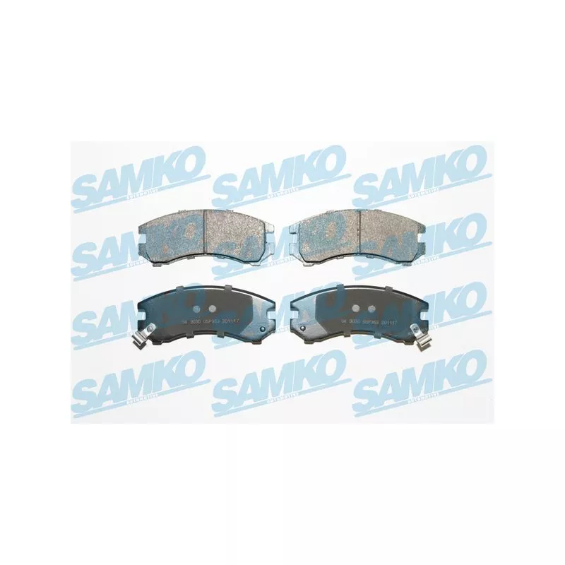 Jeu de 4 plaquettes de frein avant SAMKO 5SP363