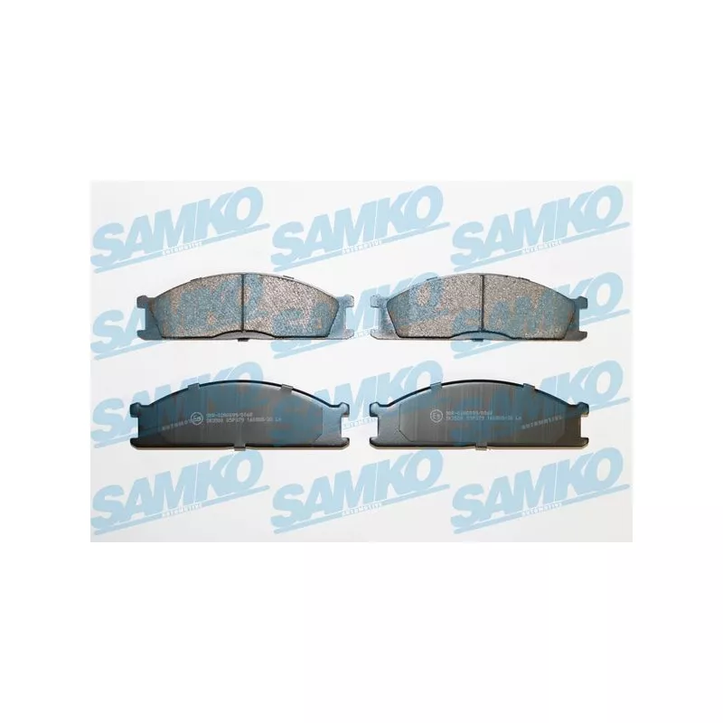 Jeu de 4 plaquettes de frein avant SAMKO 5SP379