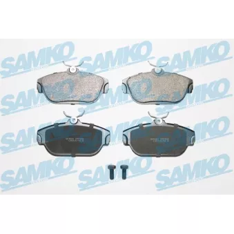 Jeu de 4 plaquettes de frein avant SAMKO