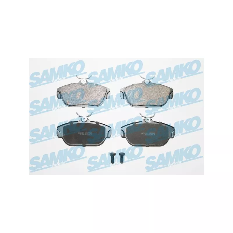 Jeu de 4 plaquettes de frein avant SAMKO 5SP382