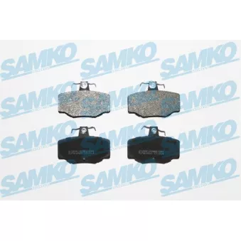 Jeu de 4 plaquettes de frein arrière SAMKO