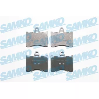 Jeu de 4 plaquettes de frein arrière SAMKO 5SP391