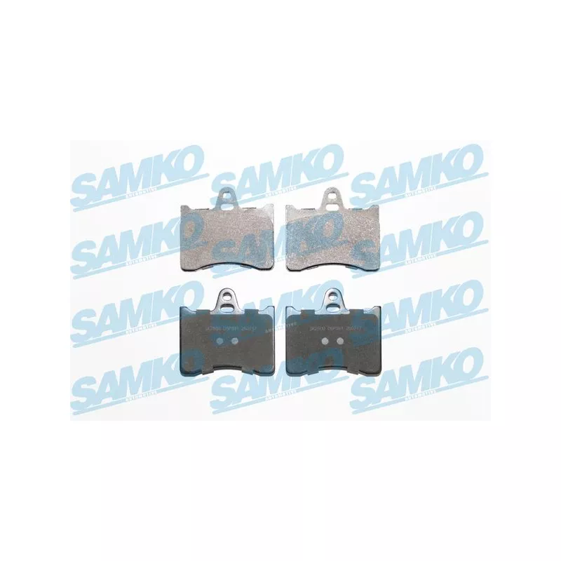 Jeu de 4 plaquettes de frein arrière SAMKO 5SP391