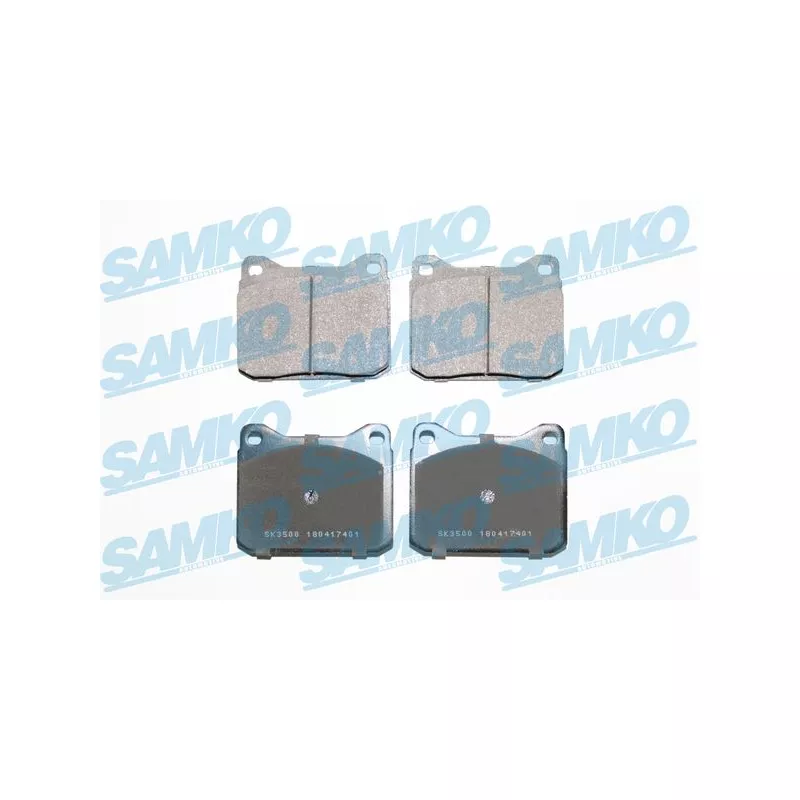 Jeu de 4 plaquettes de frein avant SAMKO 5SP401