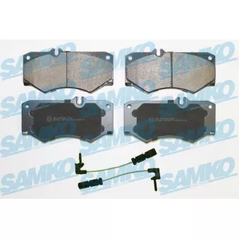 Jeu de 4 plaquettes de frein avant SAMKO