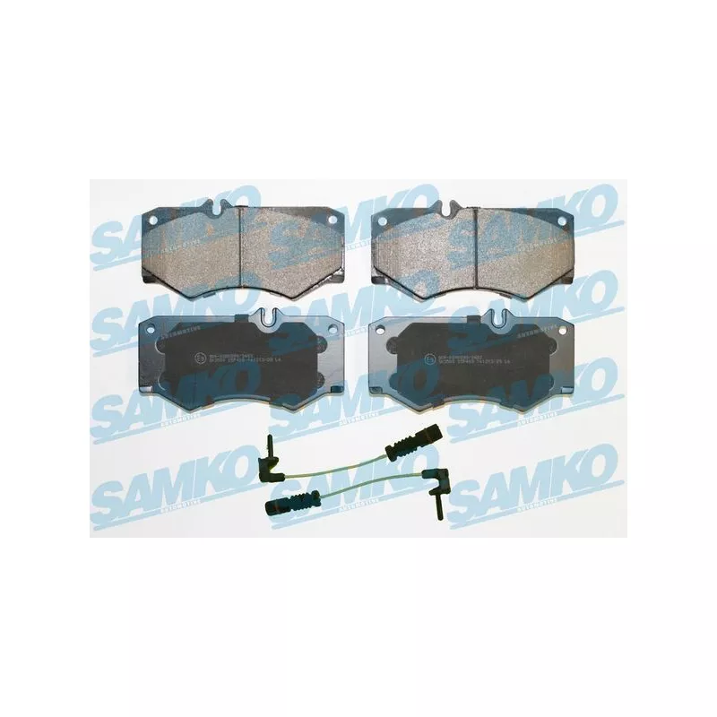 Jeu de 4 plaquettes de frein avant SAMKO 5SP408A