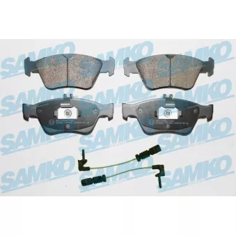 Jeu de 4 plaquettes de frein avant SAMKO