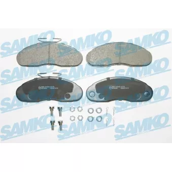 Jeu de 4 plaquettes de frein avant SAMKO