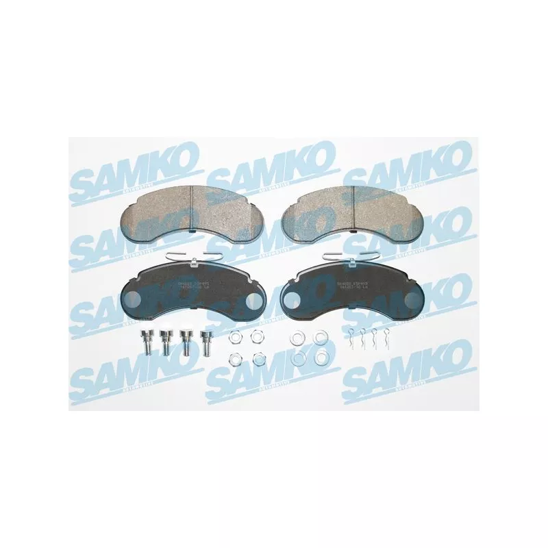 Jeu de 4 plaquettes de frein avant SAMKO 5SP415