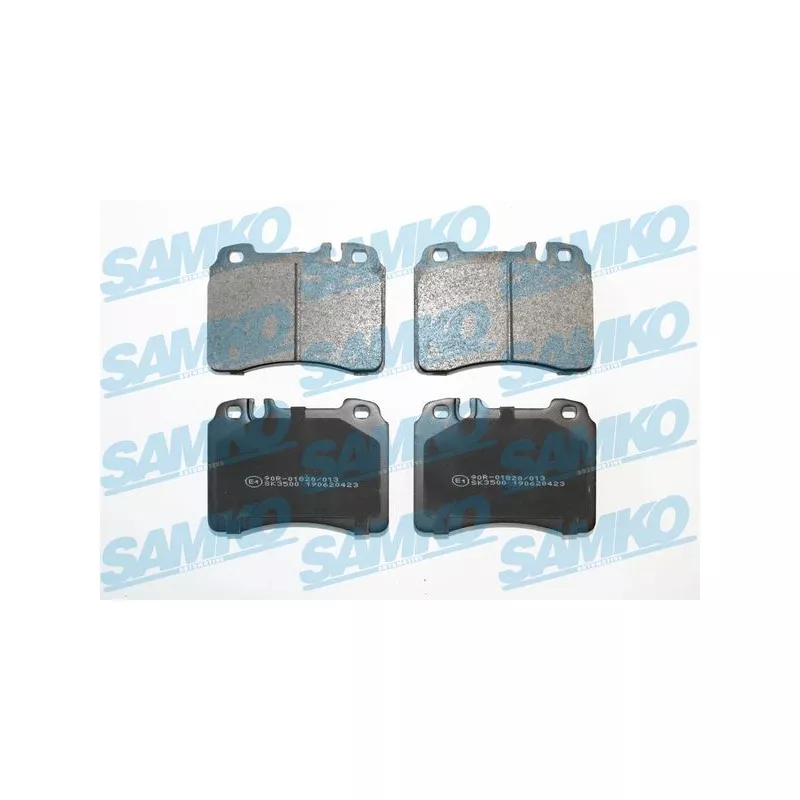 Jeu de 4 plaquettes de frein avant SAMKO 5SP423