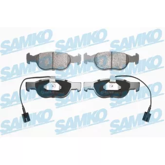 Jeu de 4 plaquettes de frein avant SAMKO