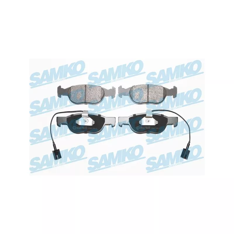 Jeu de 4 plaquettes de frein avant SAMKO 5SP424