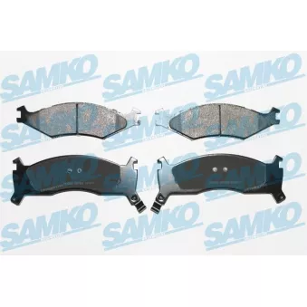 Jeu de 4 plaquettes de frein avant SAMKO