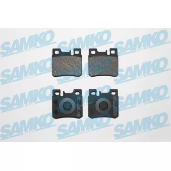 Jeu de 4 plaquettes de frein arrière SAMKO 5SP428
