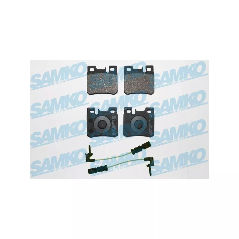 Jeu de 4 plaquettes de frein arrière SAMKO 5SP428A