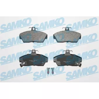Jeu de 4 plaquettes de frein avant SAMKO