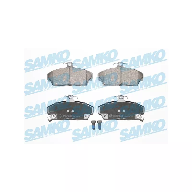 Jeu de 4 plaquettes de frein avant SAMKO 5SP430