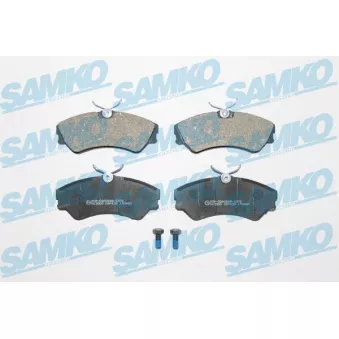 Jeu de 4 plaquettes de frein avant SAMKO