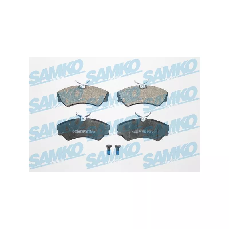 Jeu de 4 plaquettes de frein avant SAMKO 5SP439