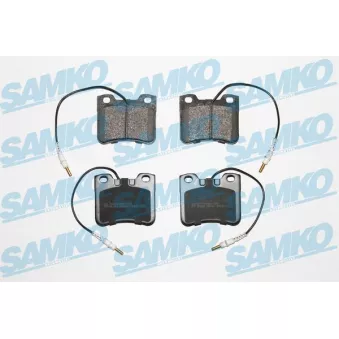Jeu de 4 plaquettes de frein avant SAMKO 5SP444