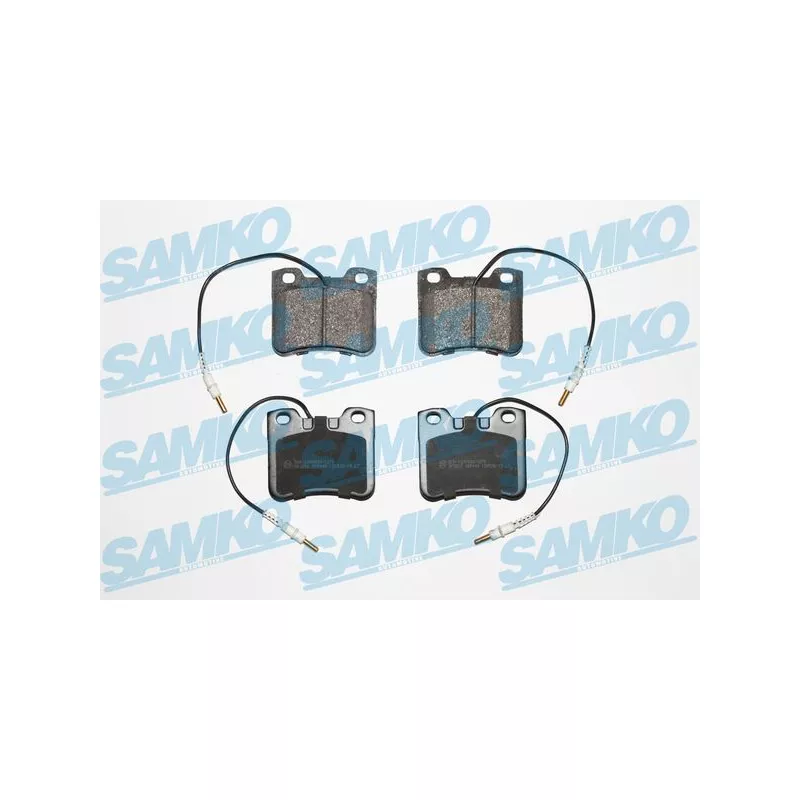 Jeu de 4 plaquettes de frein avant SAMKO 5SP444