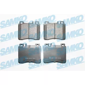 Jeu de 4 plaquettes de frein avant SAMKO