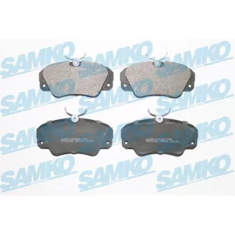 Jeu de 4 plaquettes de frein avant SAMKO
