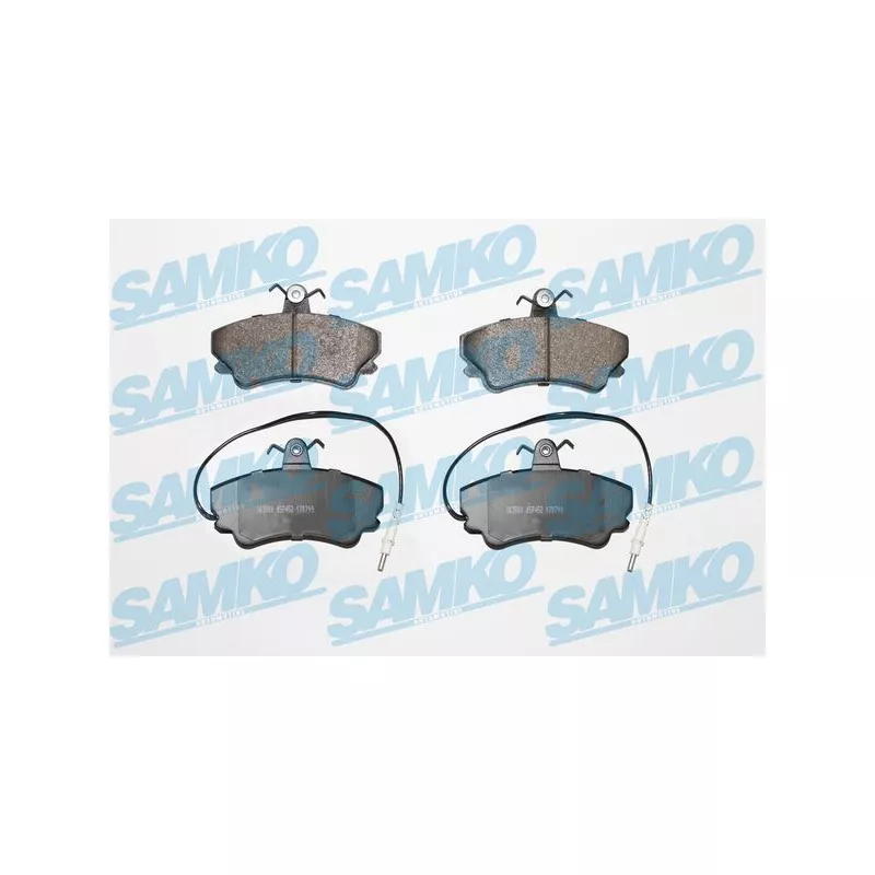 Jeu de 4 plaquettes de frein avant SAMKO 5SP452